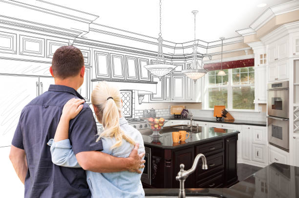 Professional Kitchen Island Installation technician working in Naples, TX